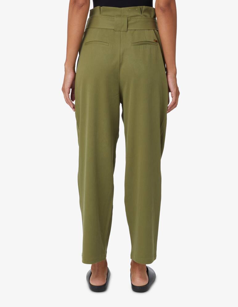 rinascente Scotch & Soda Pantaloni paperbag Daisy - Oliva