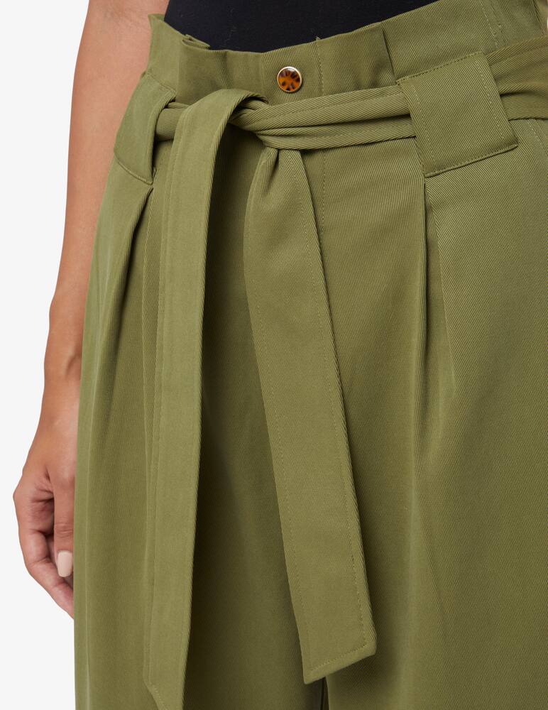 Scotch & Soda Daisy high rise straight leg trousers - Olive - picture 4