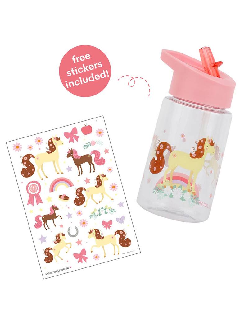 rinascente Little Lovely Company Horse bottle decorable - pink