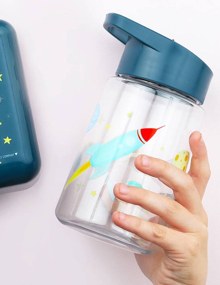 rinascente Little Lovely Company Borraccia da decorare space - nero