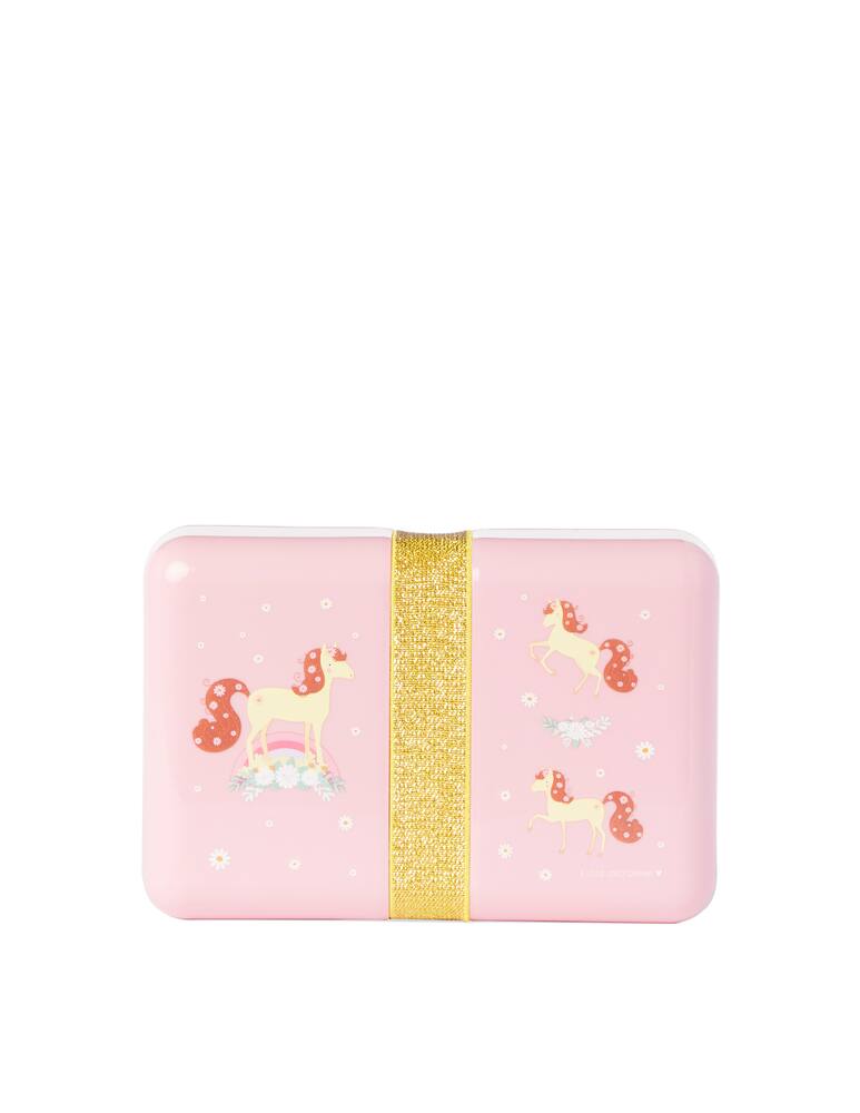 rinascente Little Lovely Company Horse lunch box - pink