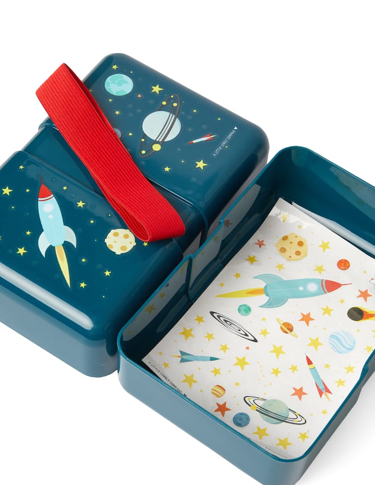 rinascente Little Lovely Company Contenitore porta pranzo spazio - verde