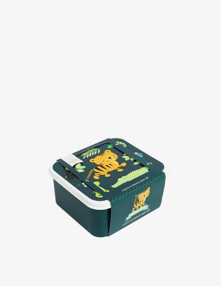 rinascente Little Lovely Company Set contenitori porta pranzo e merenda tigre