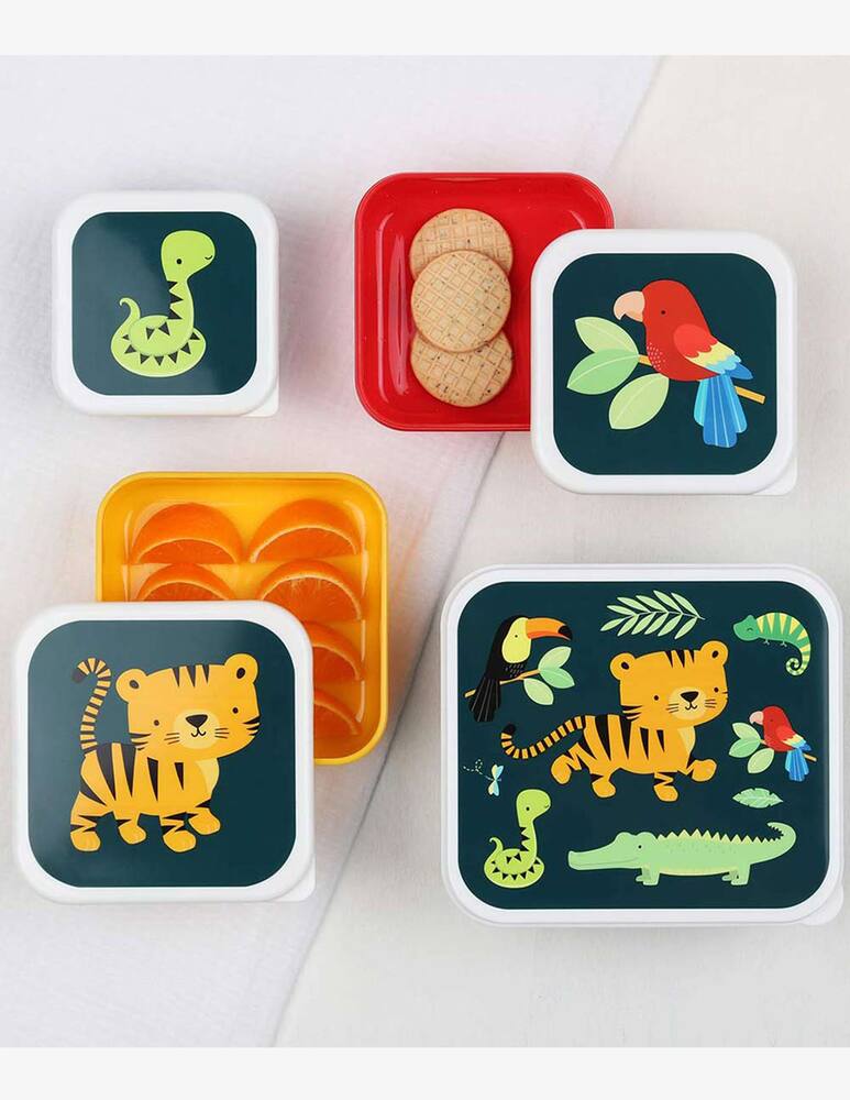 rinascente Little Lovely Company Set contenitori porta pranzo e merenda tigre