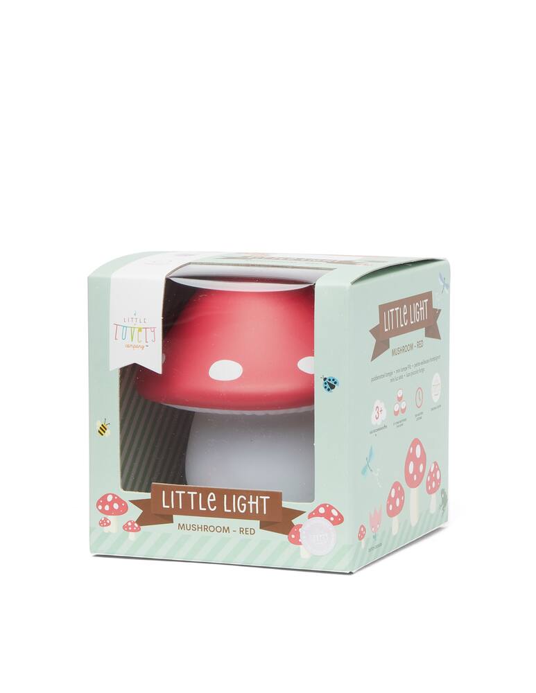 rinascente Little Lovely Company Small red mushroom led light - multi