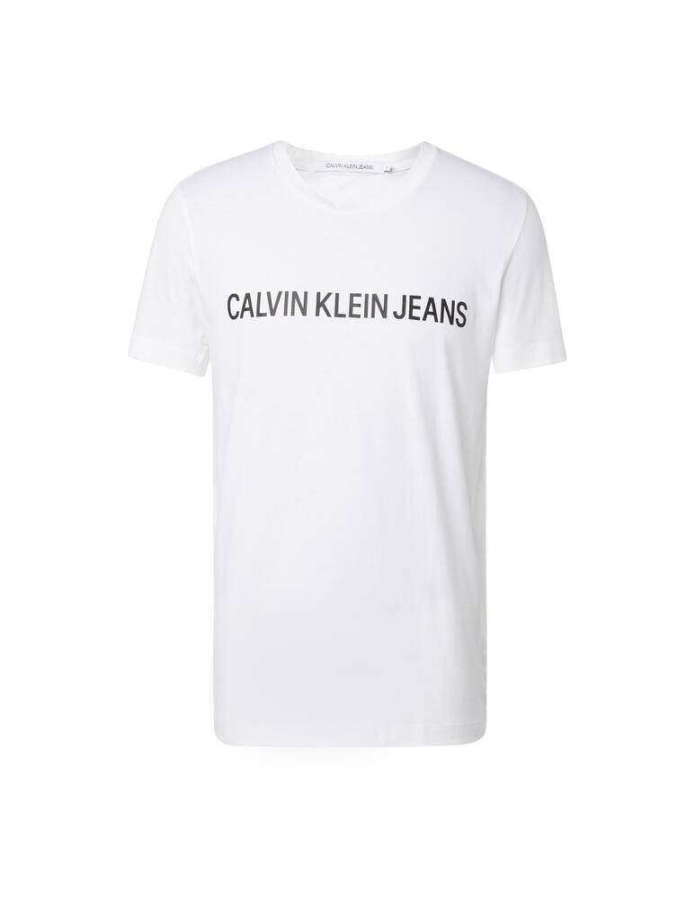 rinascente Calvin Klein Jeans Core institutional logo slim t-shirt - white