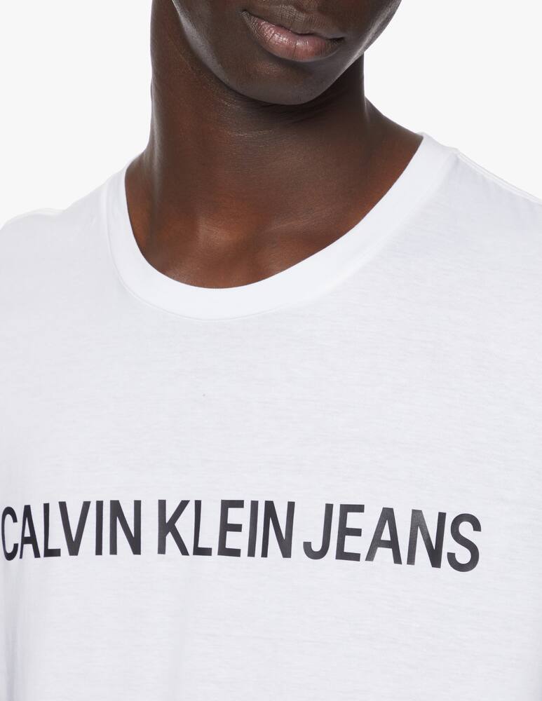 rinascente Calvin Klein Jeans Core institutional logo slim t-shirt - white