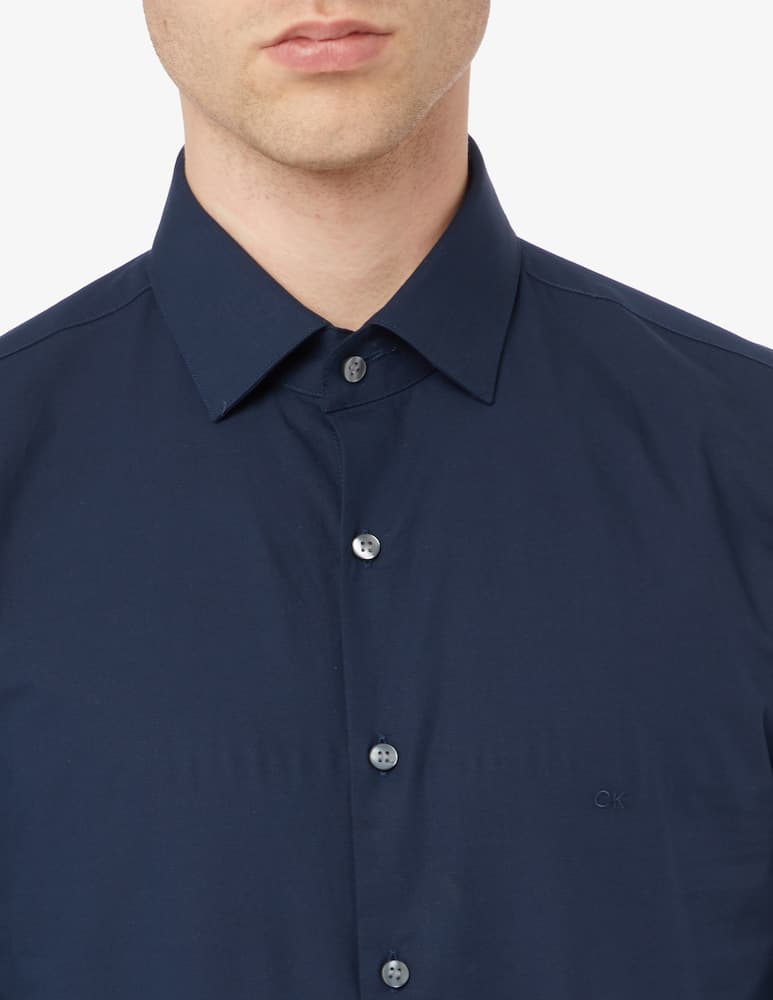 Calvin Klein Camicia popeline stretch slim - immagine 4 Calvin Klein Camicia popeline stretch slim - immagine 4