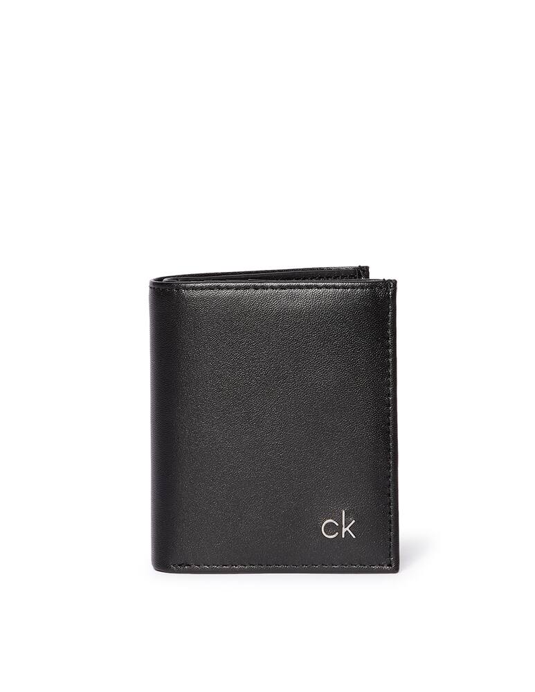 rinascente Calvin Klein Smooth mini ns 6 in pelle - nero