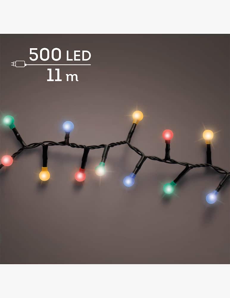 Kaemingk Luci LED a ciliegia 8 funzioni outdoor multi 1100cm-500L - immagine 4 Kaemingk Luci LED a ciliegia 8 funzioni outdoor multi 1100cm-500L - immagine 4