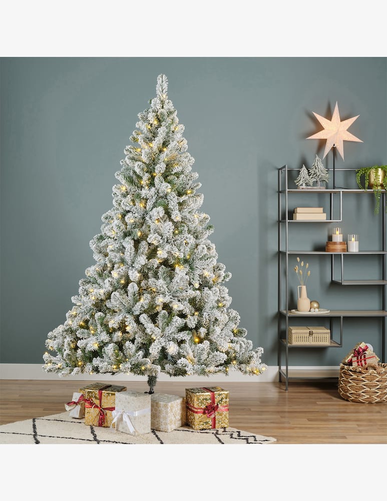 Kaemingk Albero LED snowy Imperial pine h 210 - verde - immagine 2 Kaemingk Albero LED snowy Imperial pine h 210 - verde - immagine 2