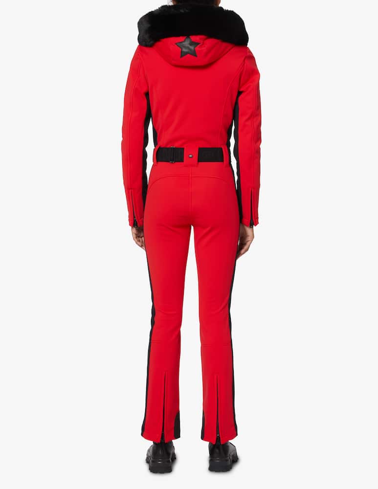 rinascente Goldbergh Parry faux fur jumpsuit - Red