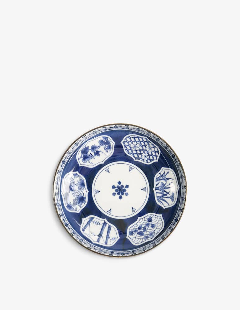 rinascente TOKYO design studio Wa Mixed Bowls Pasta Plate Matori Hishimon