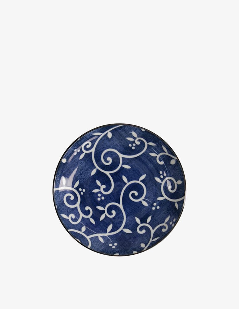 rinascente TOKYO design studio Tokyo Blue Karakusa Piatto Piano