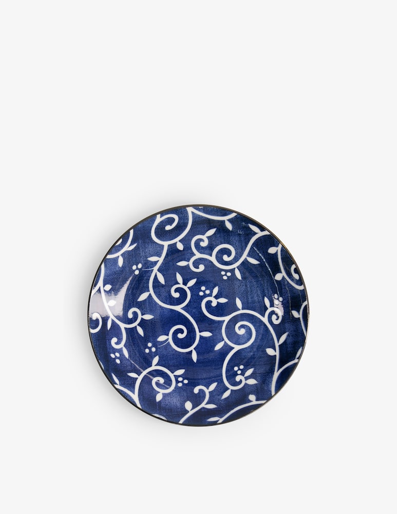 rinascente TOKYO design studio Tokyo Blue Karakusa Piatto Piano