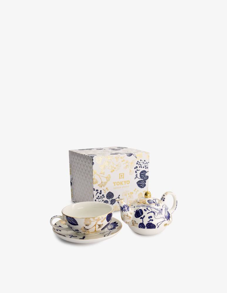 rinascente TOKYO design studio Flora Japonica Gold Tea For One Set