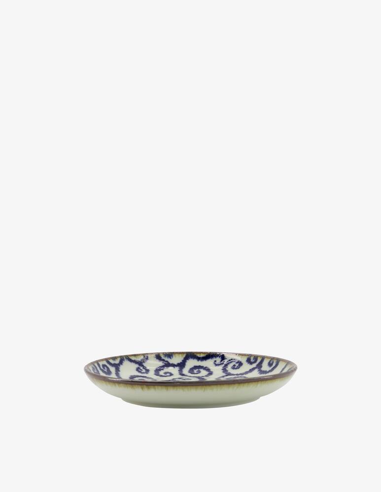 rinascente TOKYO design studio Ten Karakusa Round Plate - Blue