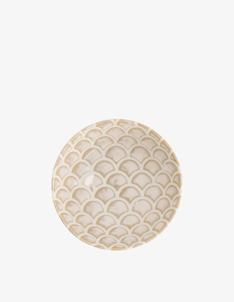 rinascente TOKYO design studio Titanium Matte Mermaid Design Ciotola - Bianco