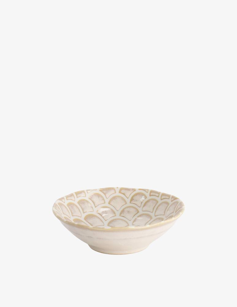 rinascente TOKYO design studio Titanium Matte Mermaid Design Ciotola - Bianco