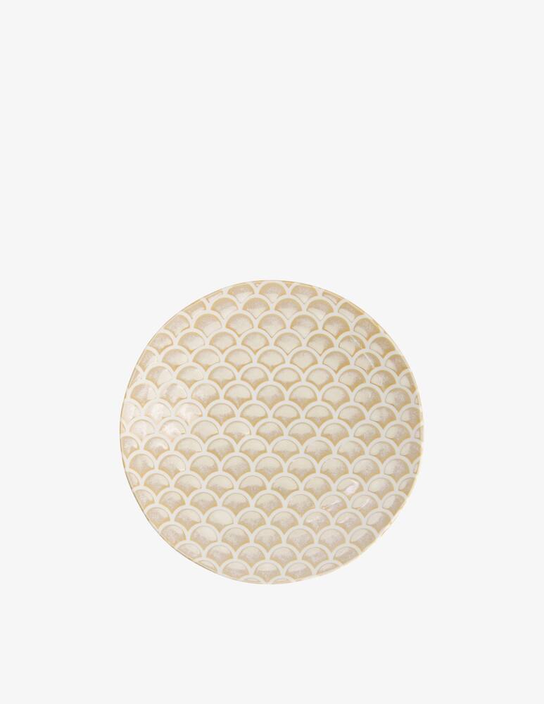 rinascente TOKYO design studio Titanium Matte Mermaid Design Piatto - Bianco