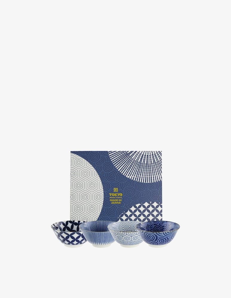 rinascente TOKYO design studio Kotobuki Ciotola Set 4pcs - Blu