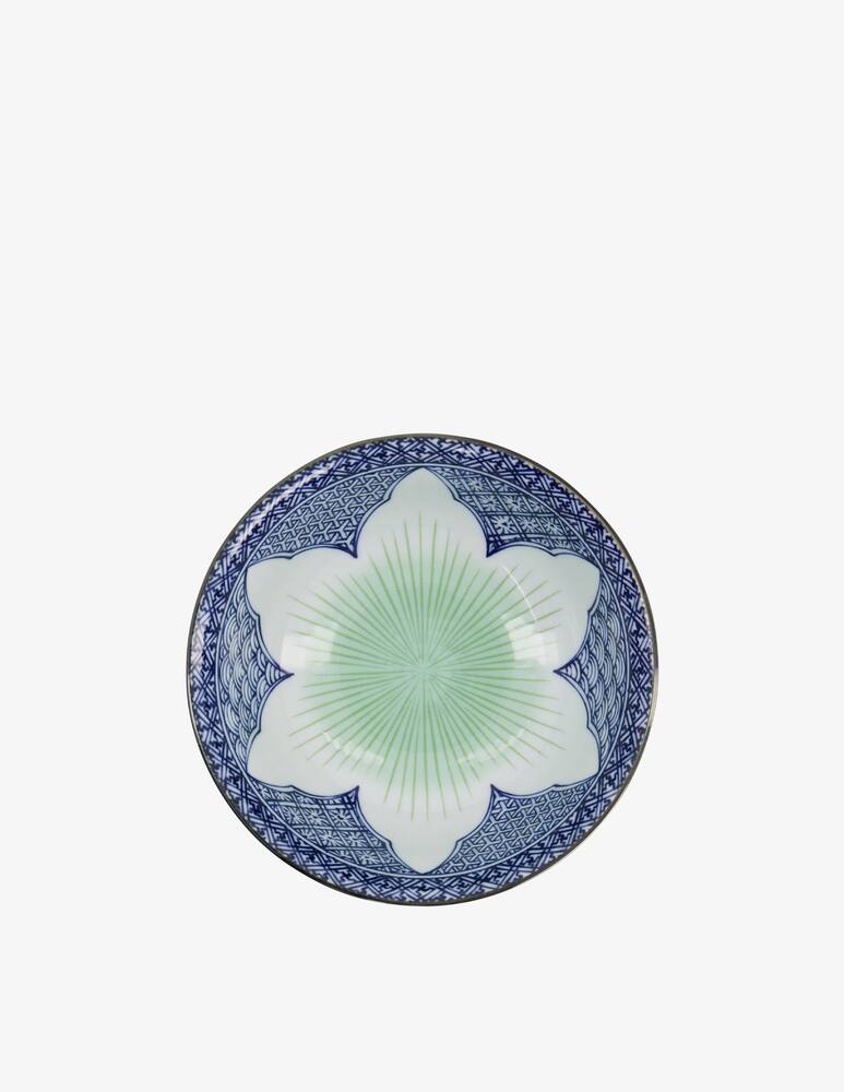 rinascente TOKYO design studio Lily Flower Ciotola Ramen 1200Ml Blue