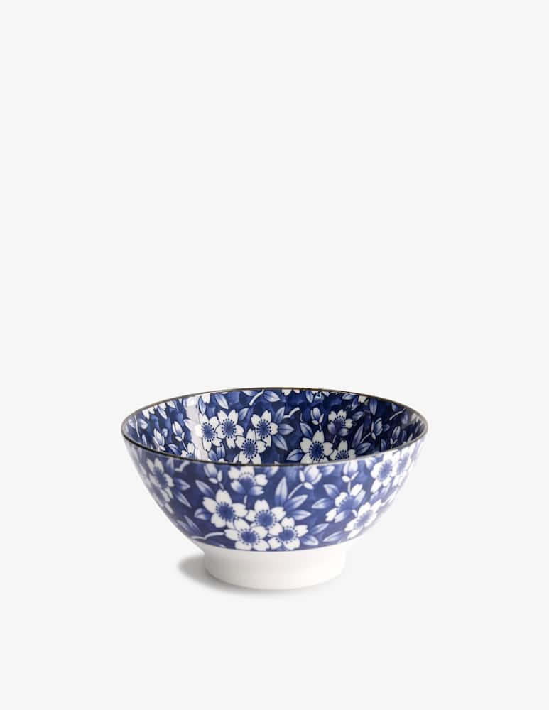 rinascente TOKYO design studio Tokyo Blue Sakura Mixed Bowls Ciotola Ramen 1000Ml