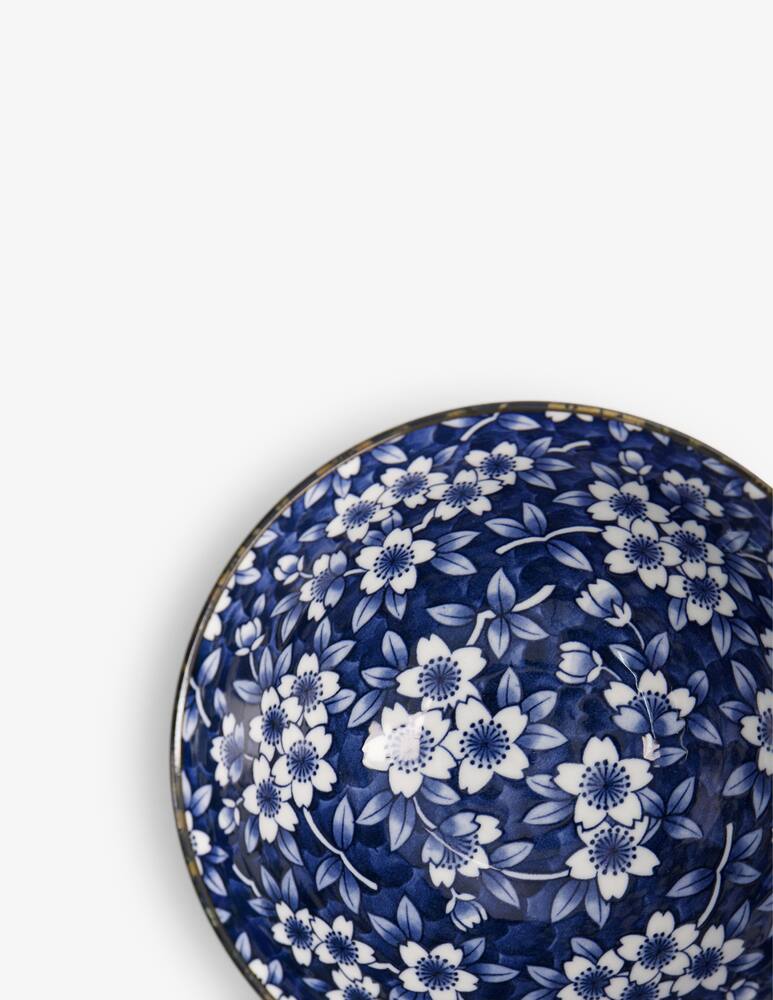 rinascente TOKYO design studio Tokyo Blue Sakura Mixed Bowls Ciotola Ramen 1000Ml