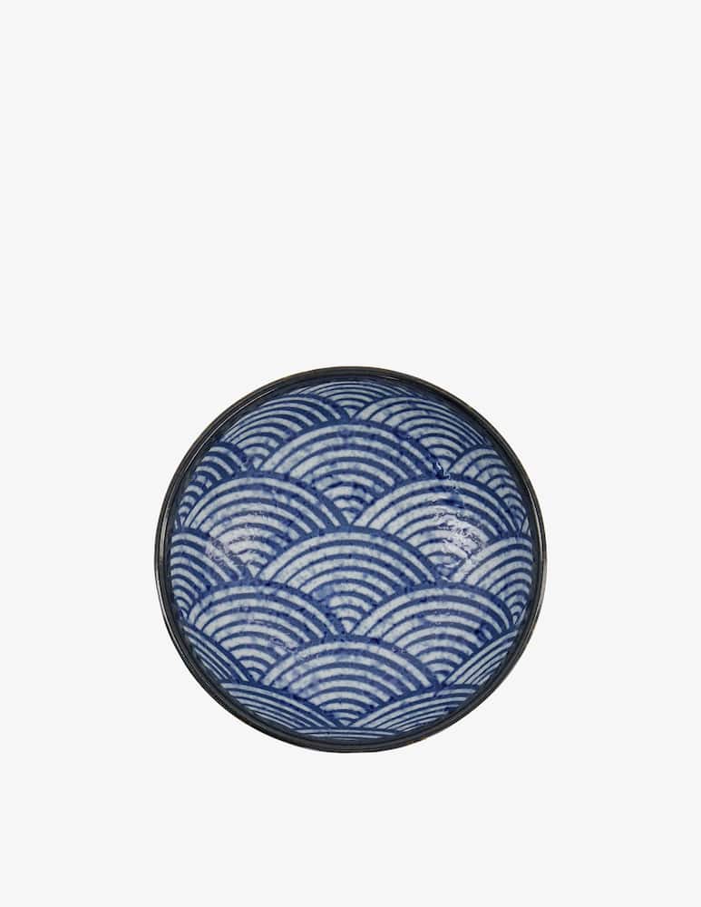 rinascente TOKYO design studio Aisai Seigaiha Ciotola 550ml - Blu