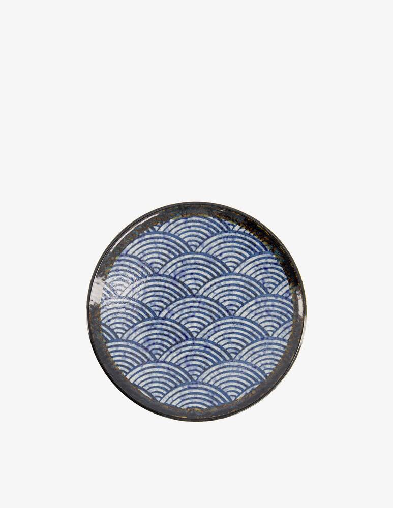 rinascente TOKYO design studio Aisai Seigaiha Piatto - Blu