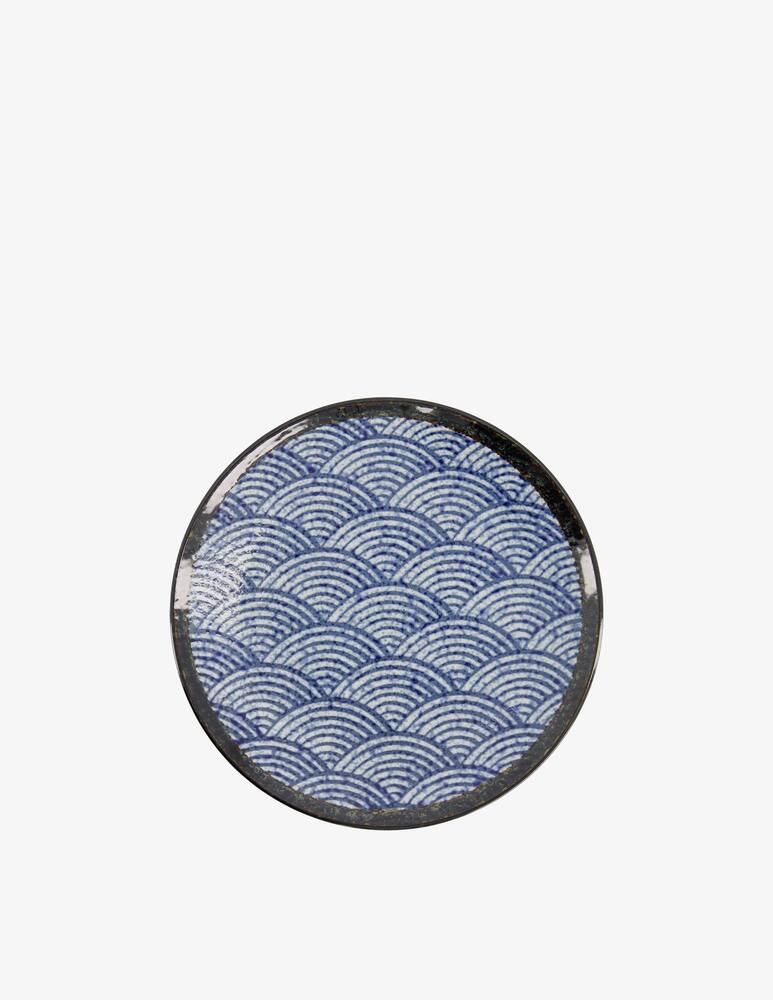 rinascente TOKYO design studio Aisai Seigaiha Piatto - Blu