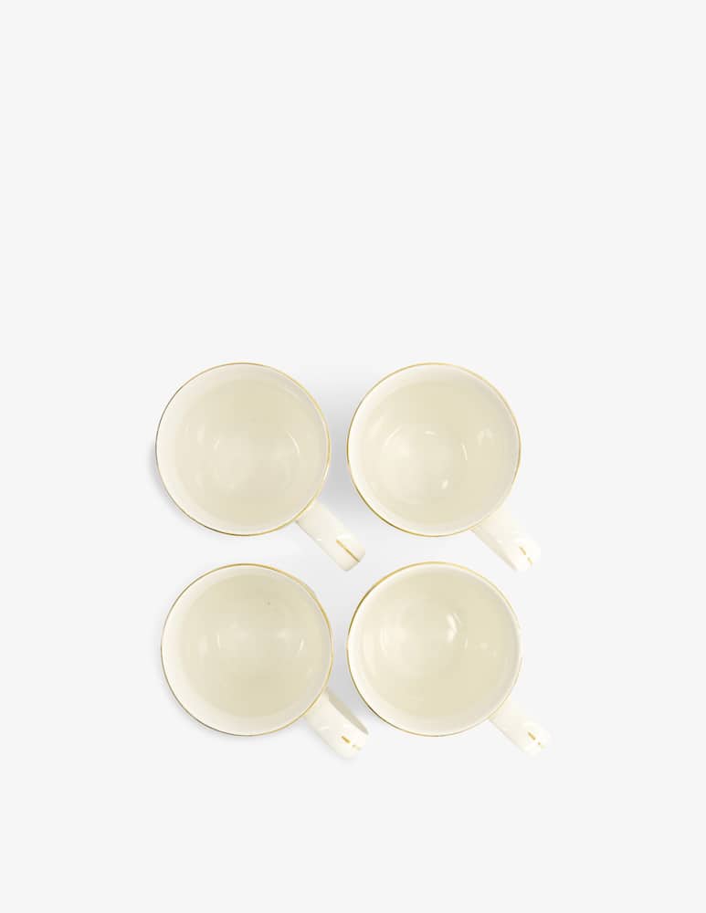 rinascente TOKYO design studio Nippon White Gold Rim Mug Giftset 4pz