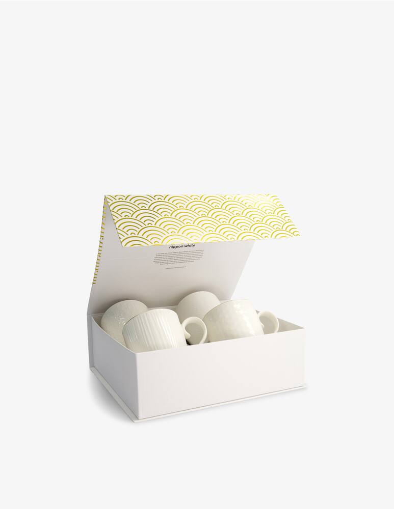 rinascente TOKYO design studio Nippon White Gold Rim Mug Giftset 4pz