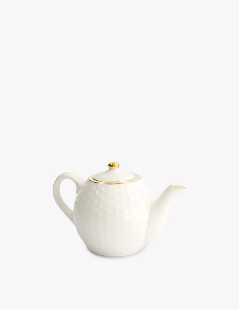 rinascente TOKYO design studio Nippon White Gold Rim Round Teiera