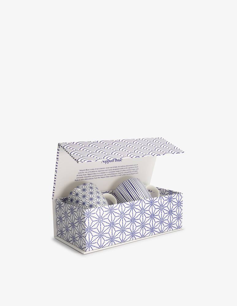 rinascente TOKYO design studio Mug set 2 pcs 8.5x10.2cm 380ml Star & Lines - Blue