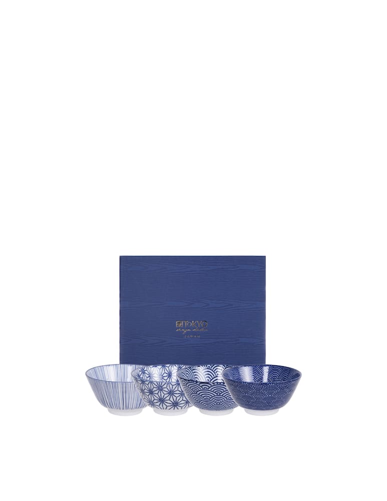 TOKYO design studio Rice Bowl Giftbox 4pcs 12x6.4cm 300ml - picture 1 TOKYO design studio Rice Bowl Giftbox 4pcs 12x6.4cm 300ml - picture 1