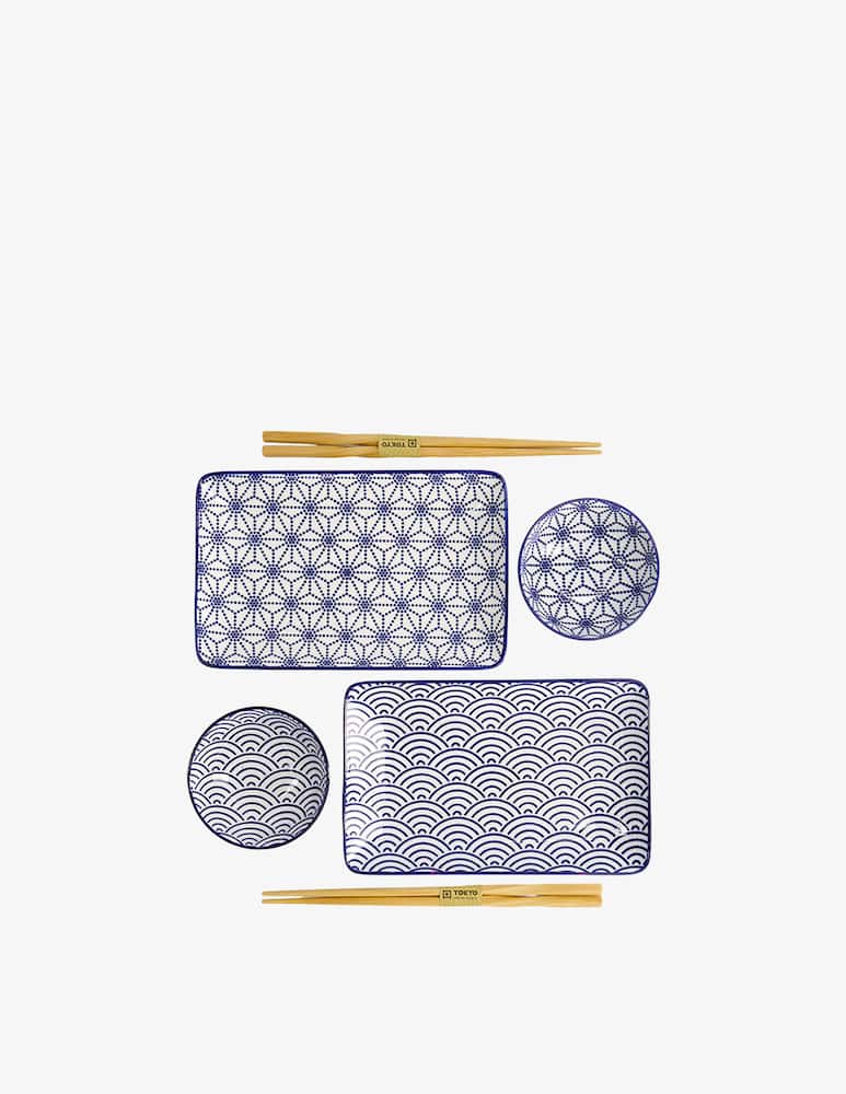 TOKYO design studio Piatto Nippon Blue Sushi - immagine 3 TOKYO design studio Piatto Nippon Blue Sushi - immagine 3