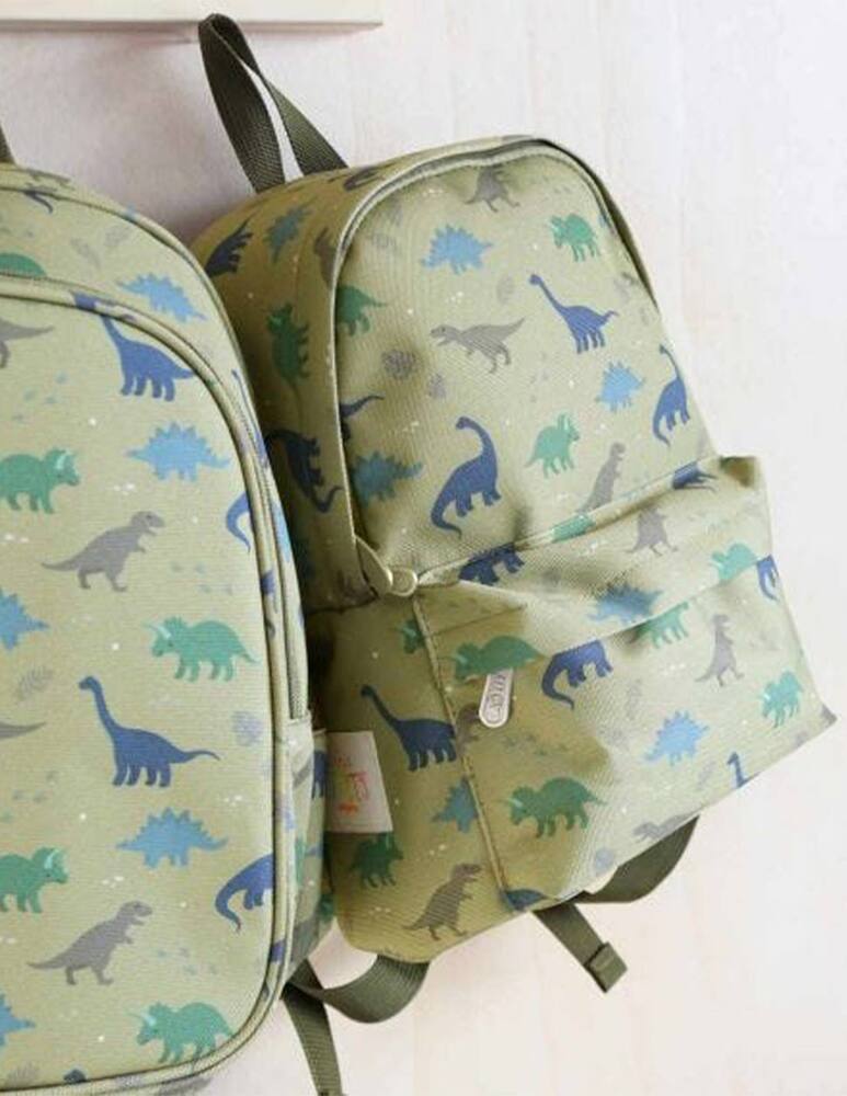 rinascente Little Lovely Company Zainetto piccolo dinosauri - verde