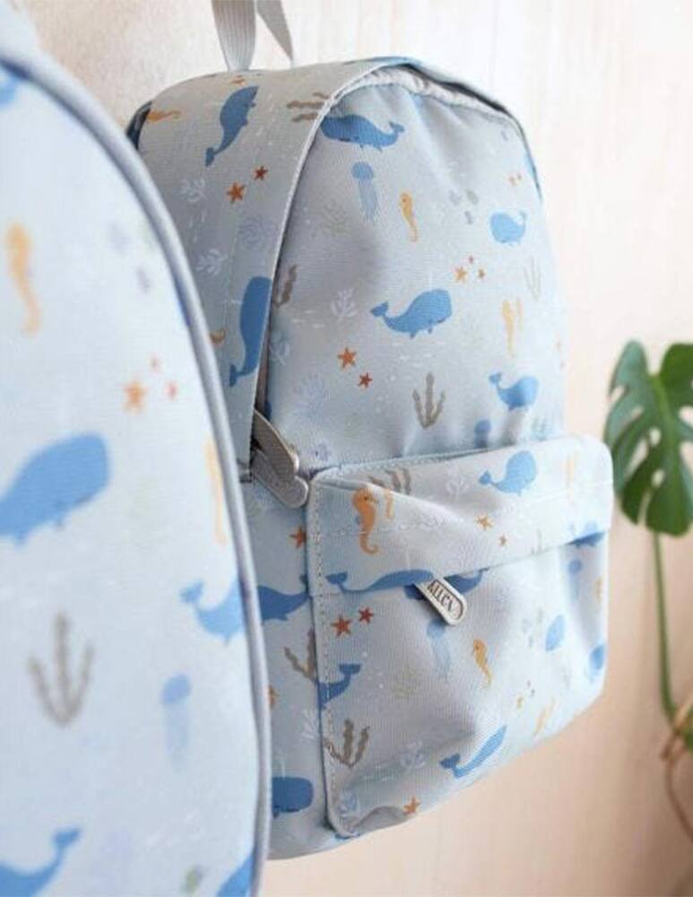rinascente Little Lovely Company Zainetto piccolo balena - azzurro