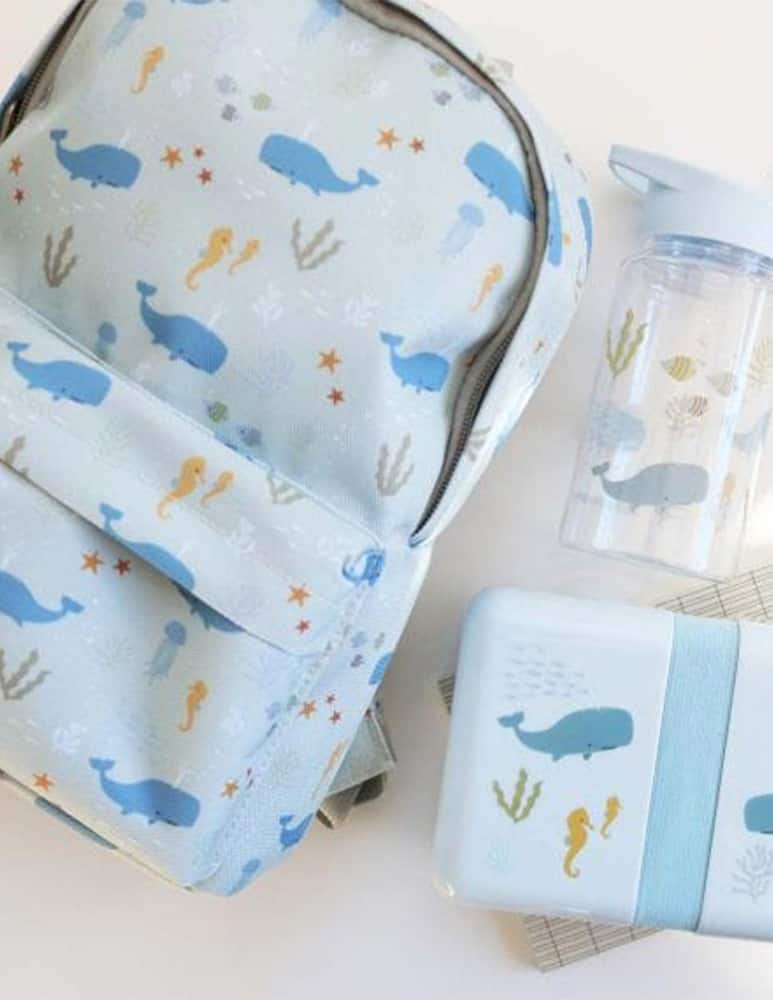 rinascente Little Lovely Company Zainetto piccolo balena - azzurro