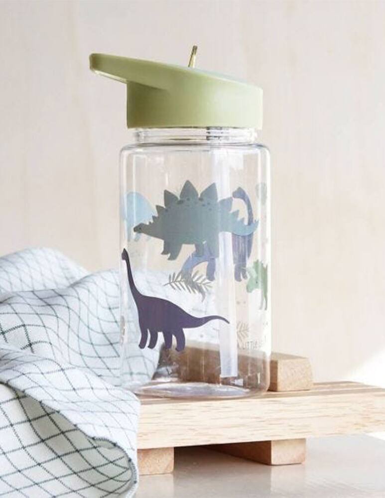 rinascente Little Lovely Company Borraccia con cannuccia Dinosauri 450ml