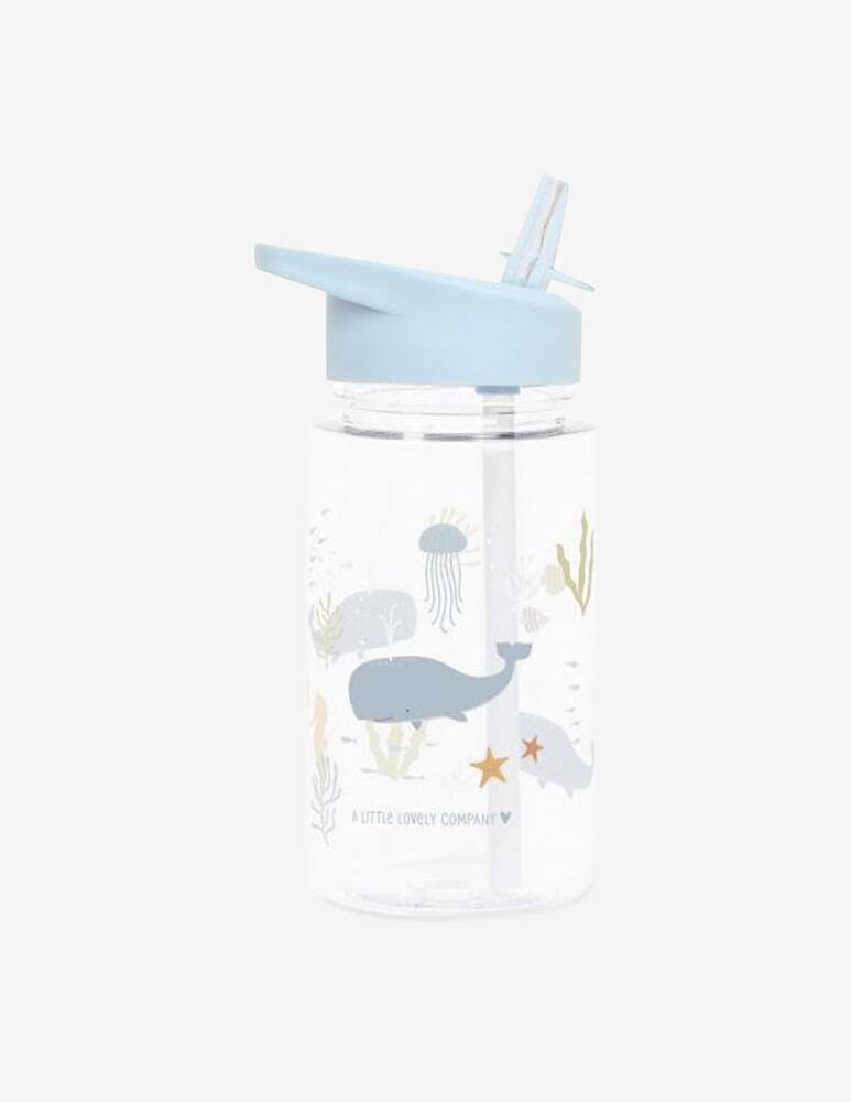 rinascente Little Lovely Company Borraccia con Cannuccia Oceano 450ml