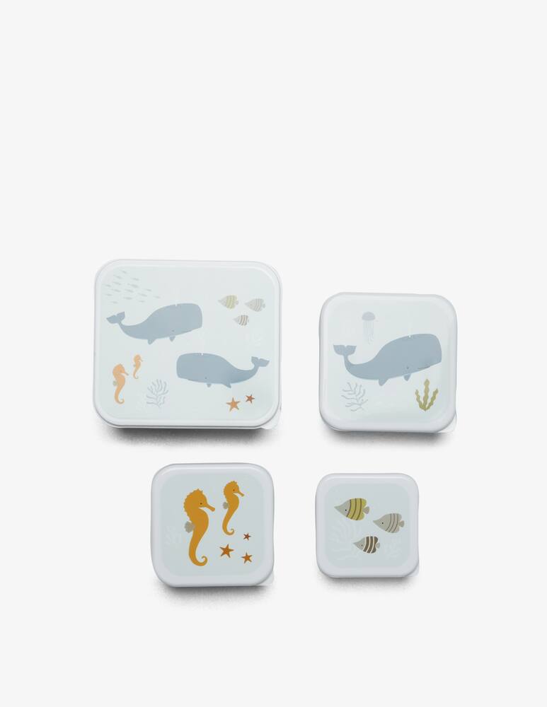 rinascente Little Lovely Company Set contenitori porta pranzo/merenda oceano