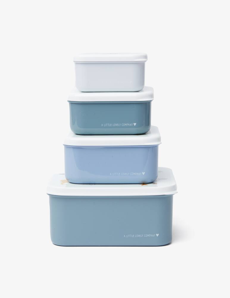 rinascente Little Lovely Company Set contenitori porta pranzo/merenda oceano