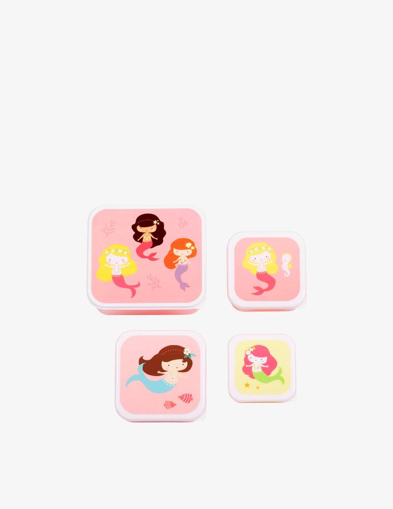 rinascente Little Lovely Company Mermaid lunch box set
