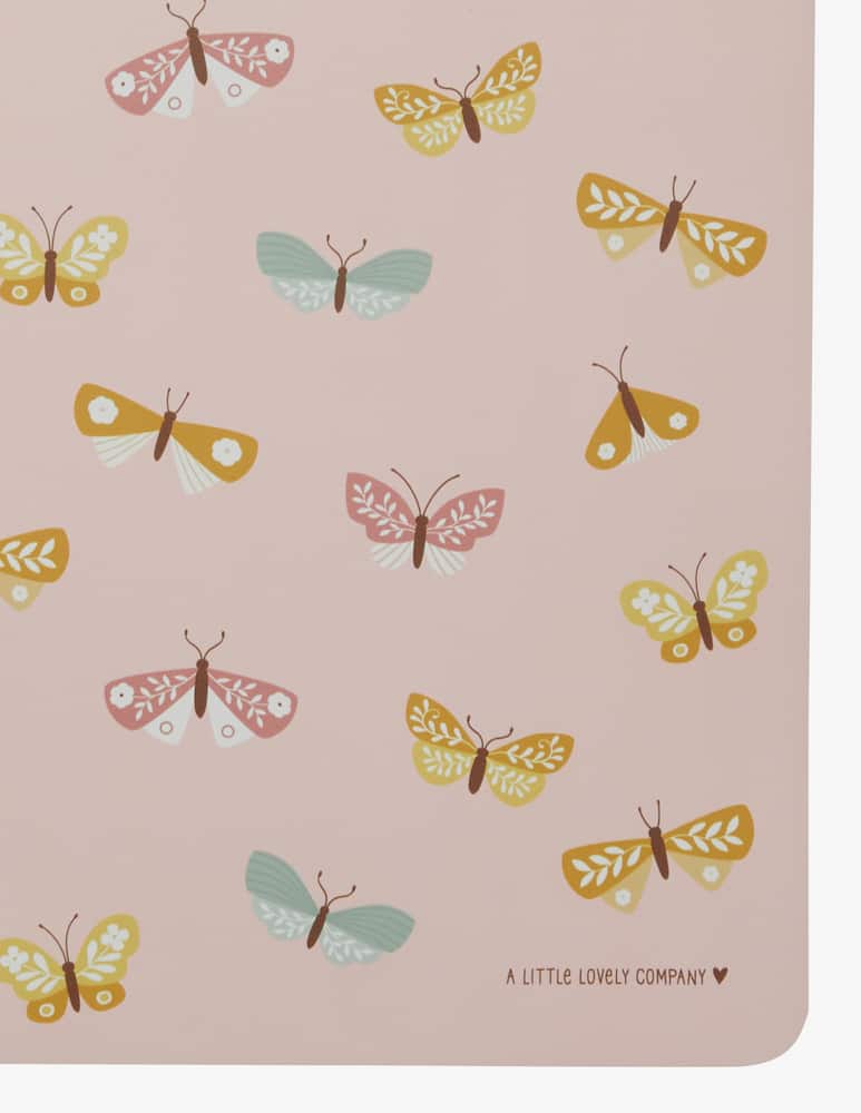 Little Lovely Company Non slip placemat butterflies 43x34cm - picture 2 Little Lovely Company Non slip placemat butterflies 43x34cm - picture 2
