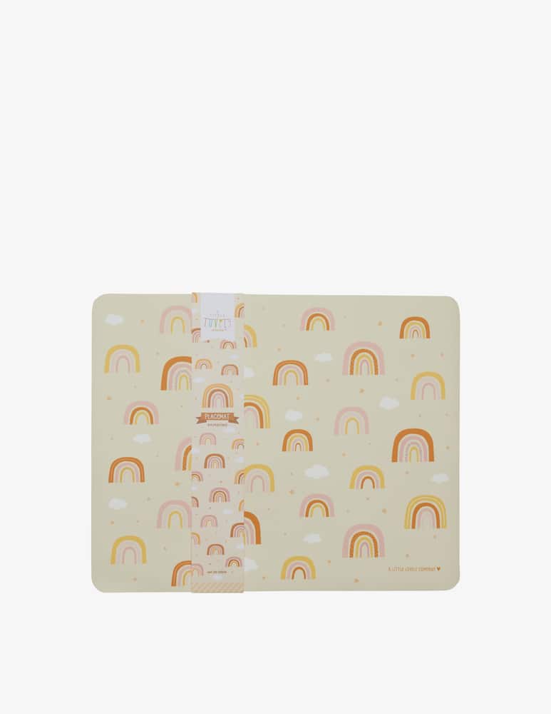 Little Lovely Company Tovaglietta antiscivolo arcobaleno 43x34cm - immagine 1 Little Lovely Company Tovaglietta antiscivolo arcobaleno 43x34cm - immagine 1