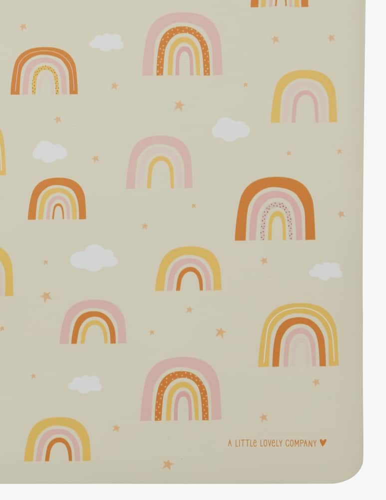 Little Lovely Company Tovaglietta antiscivolo arcobaleno 43x34cm - immagine 2 Little Lovely Company Tovaglietta antiscivolo arcobaleno 43x34cm - immagine 2