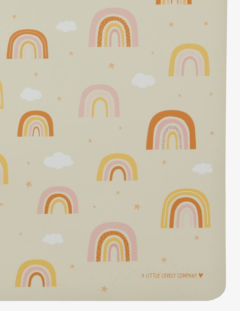 rinascente Little Lovely Company Rainbow nonslip placemat 43x34cm