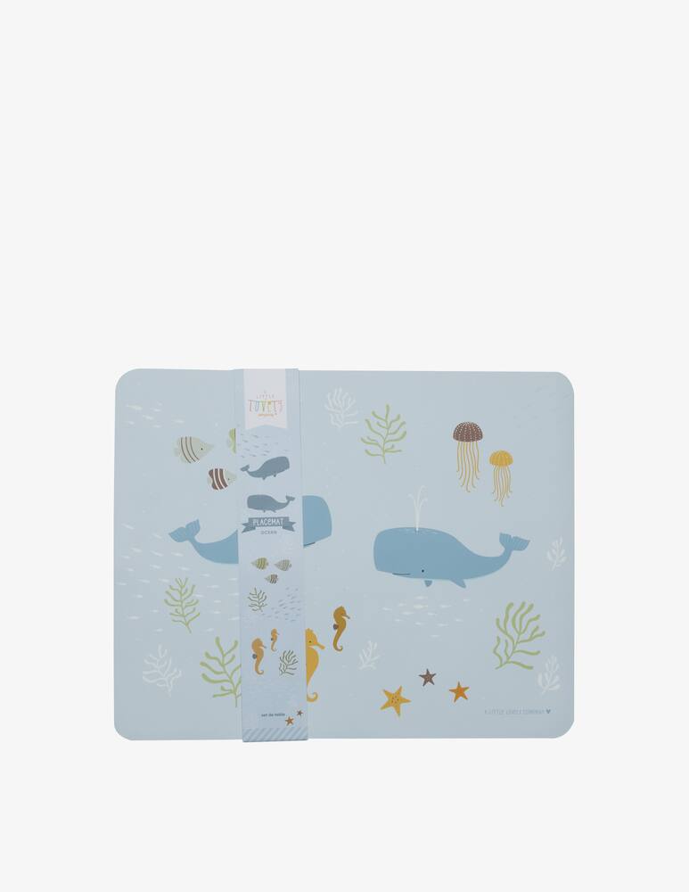 rinascente Little Lovely Company Tovaglietta antiscivolo oceano 43x34cm 